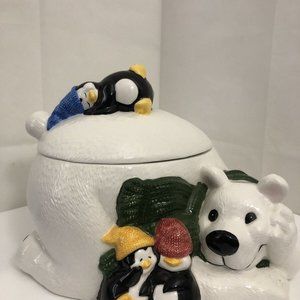 House Of Lloyd  Polar Bear Cookie Jar